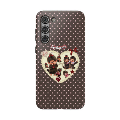 Polka Dot Teddy Monchichi Phone Case