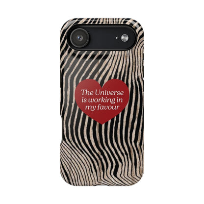 Universe Is in My Favour Phone Case — Lucky Girl Series