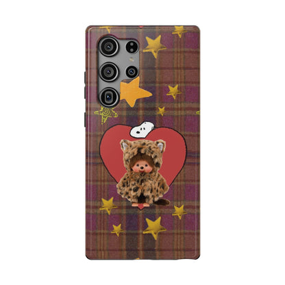Teddy Polka Dot Monchhichi Phone Case