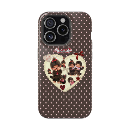 Polka Dot Teddy Monchichi Phone Case