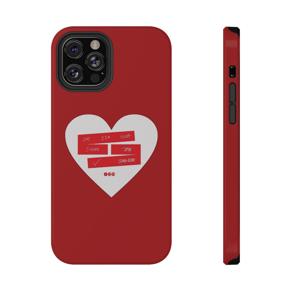 BTS Heart Signature Phone Case