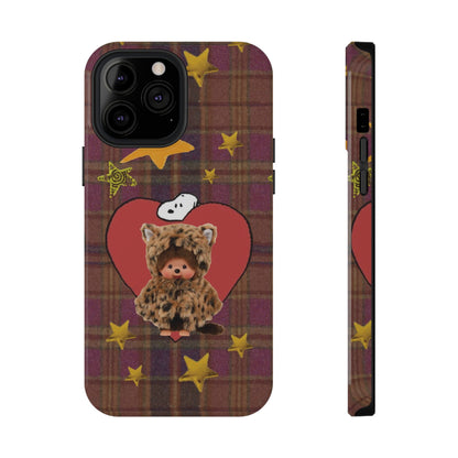Teddy Polka Dot Monchhichi Phone Case