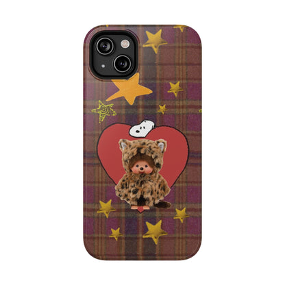 Teddy Polka Dot Monchhichi Phone Case