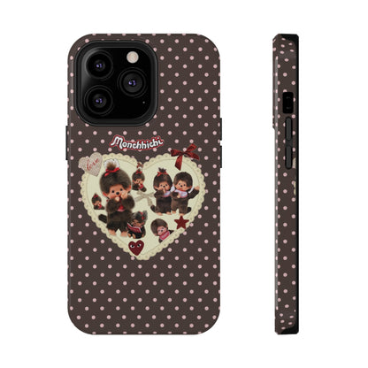 Polka Dot Teddy Monchichi Phone Case