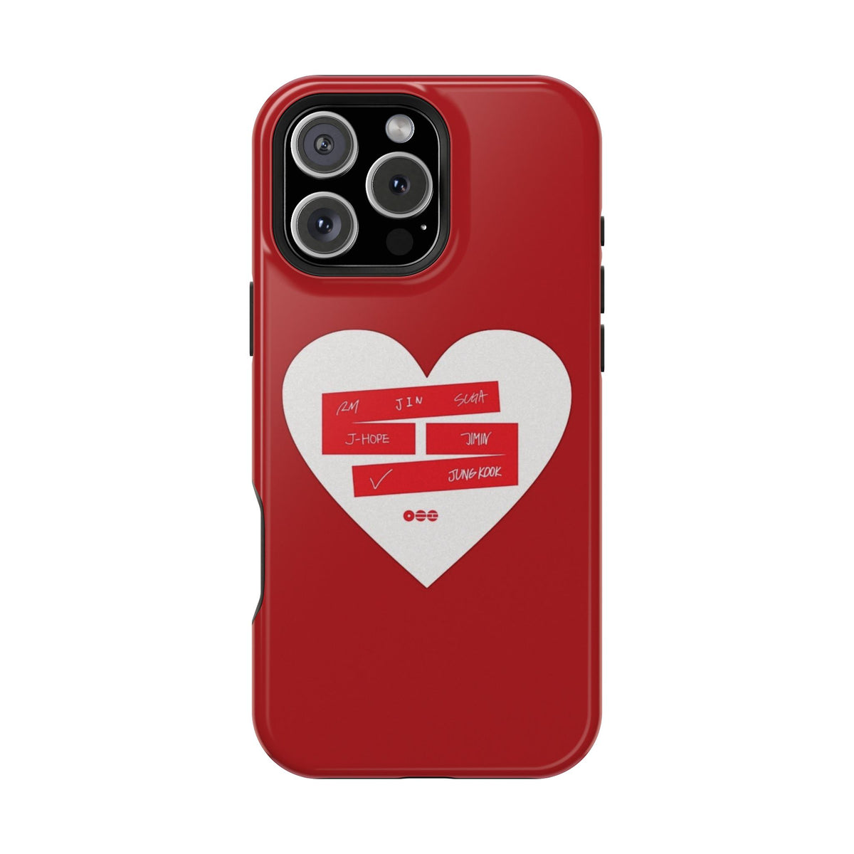 BTS Heart Signature Phone Case
