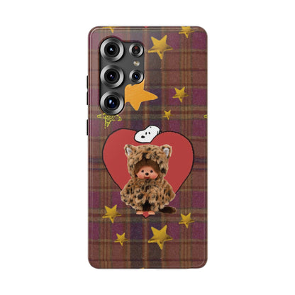 Teddy Polka Dot Monchhichi Phone Case