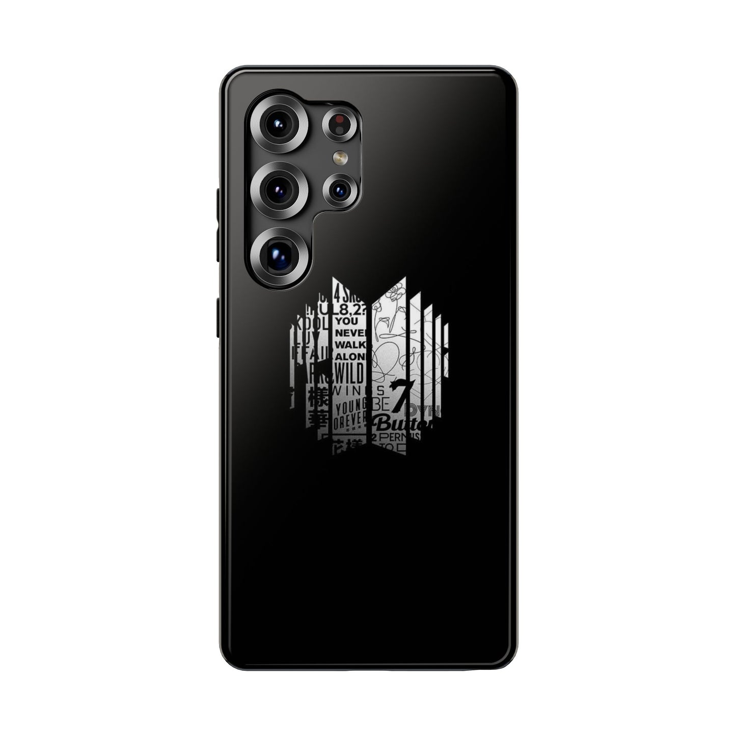 BTS Black Y2K Phone Case
