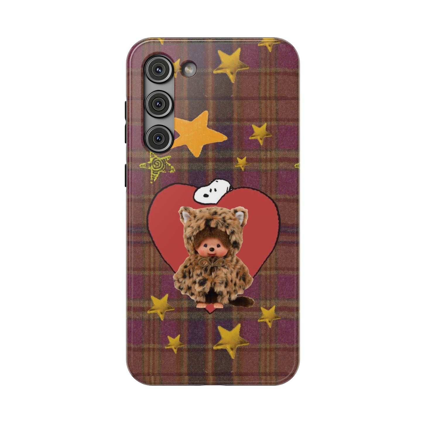 Teddy Polka Dot Monchhichi Phone Case