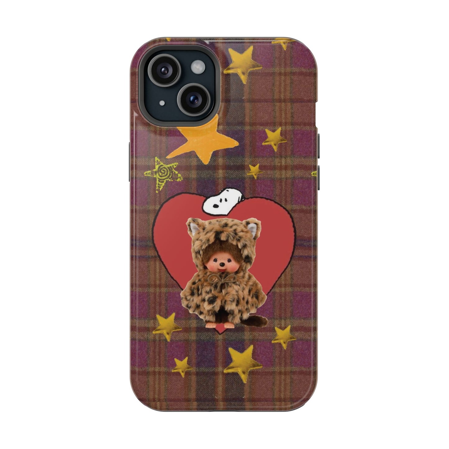 Teddy Polka Dot Monchhichi Phone Case