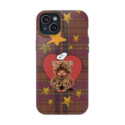 Teddy Polka Dot Monchhichi Phone Case