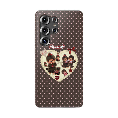 Polka Dot Teddy Monchichi Phone Case