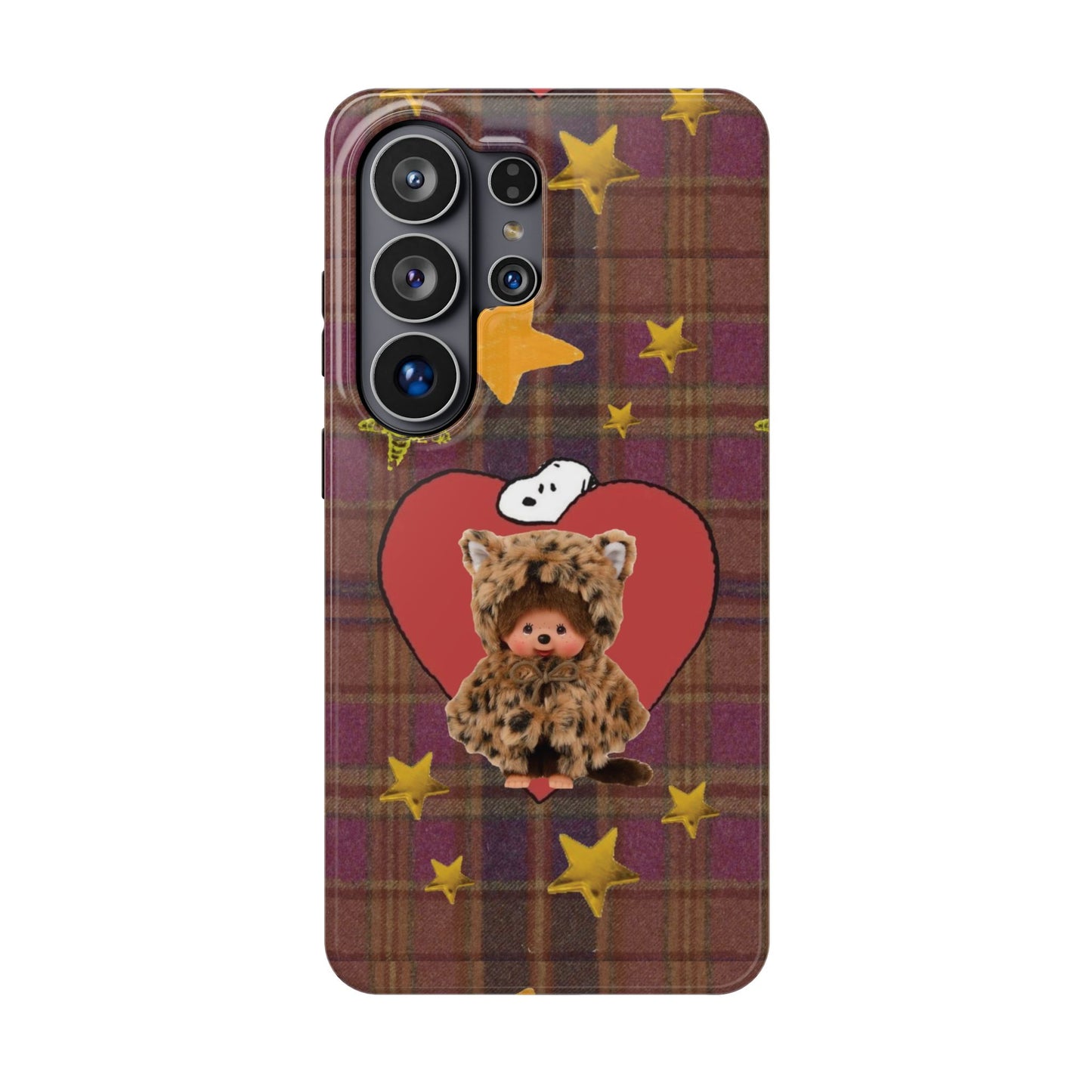 Teddy Polka Dot Monchhichi Phone Case