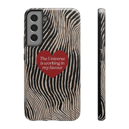 Universe Is in My Favour Phone Case — Lucky Girl Series