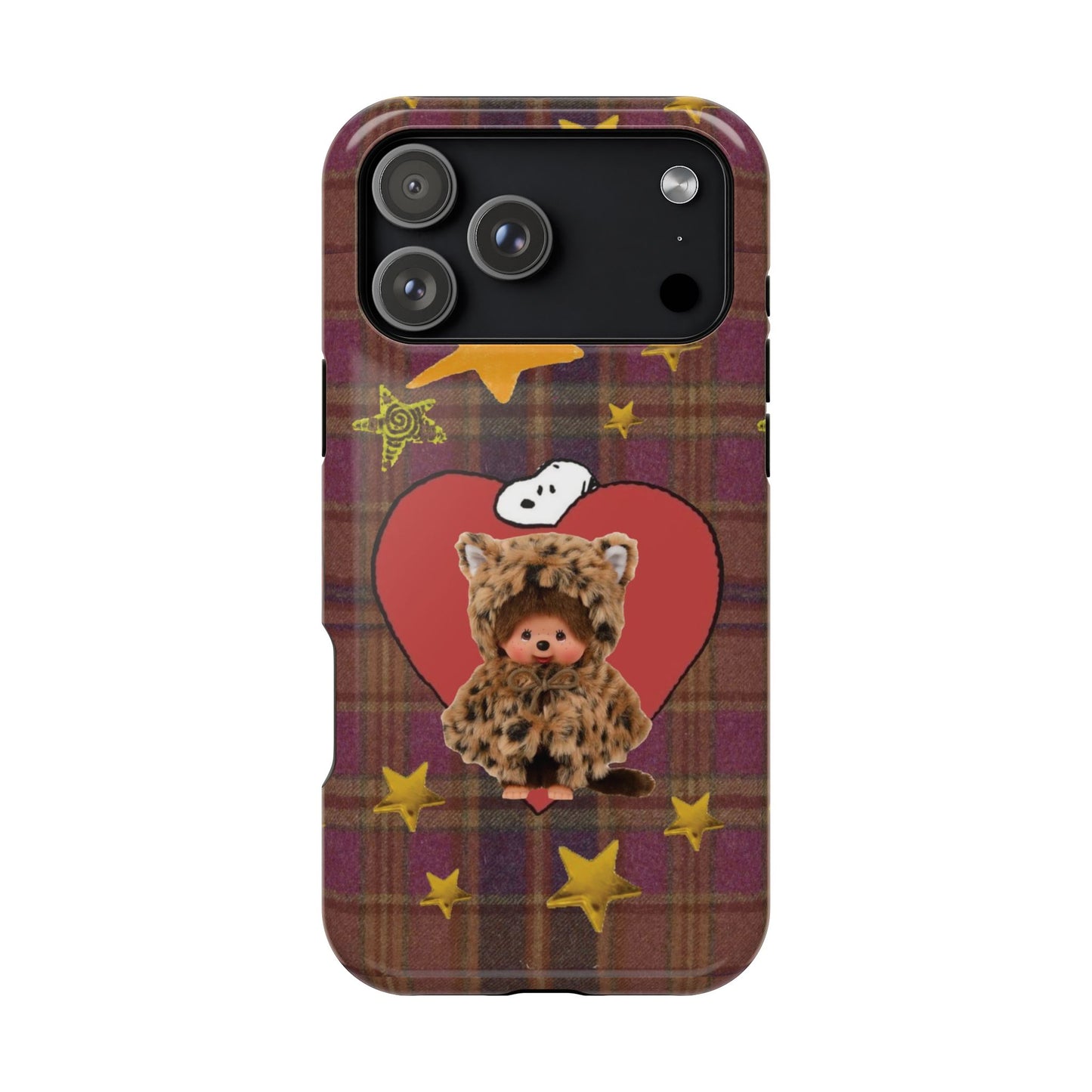 Teddy Polka Dot Monchhichi Phone Case