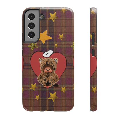 Teddy Polka Dot Monchhichi Phone Case