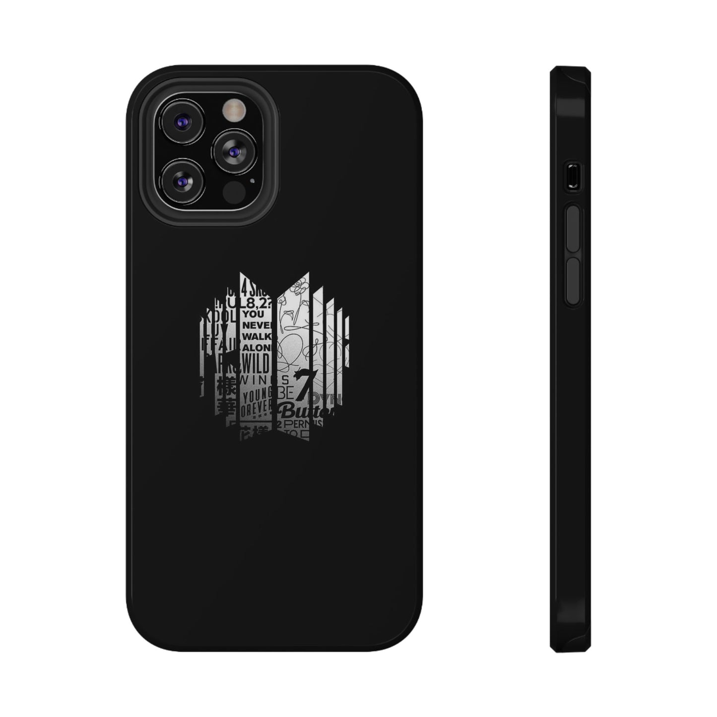 BTS Black Y2K Phone Case