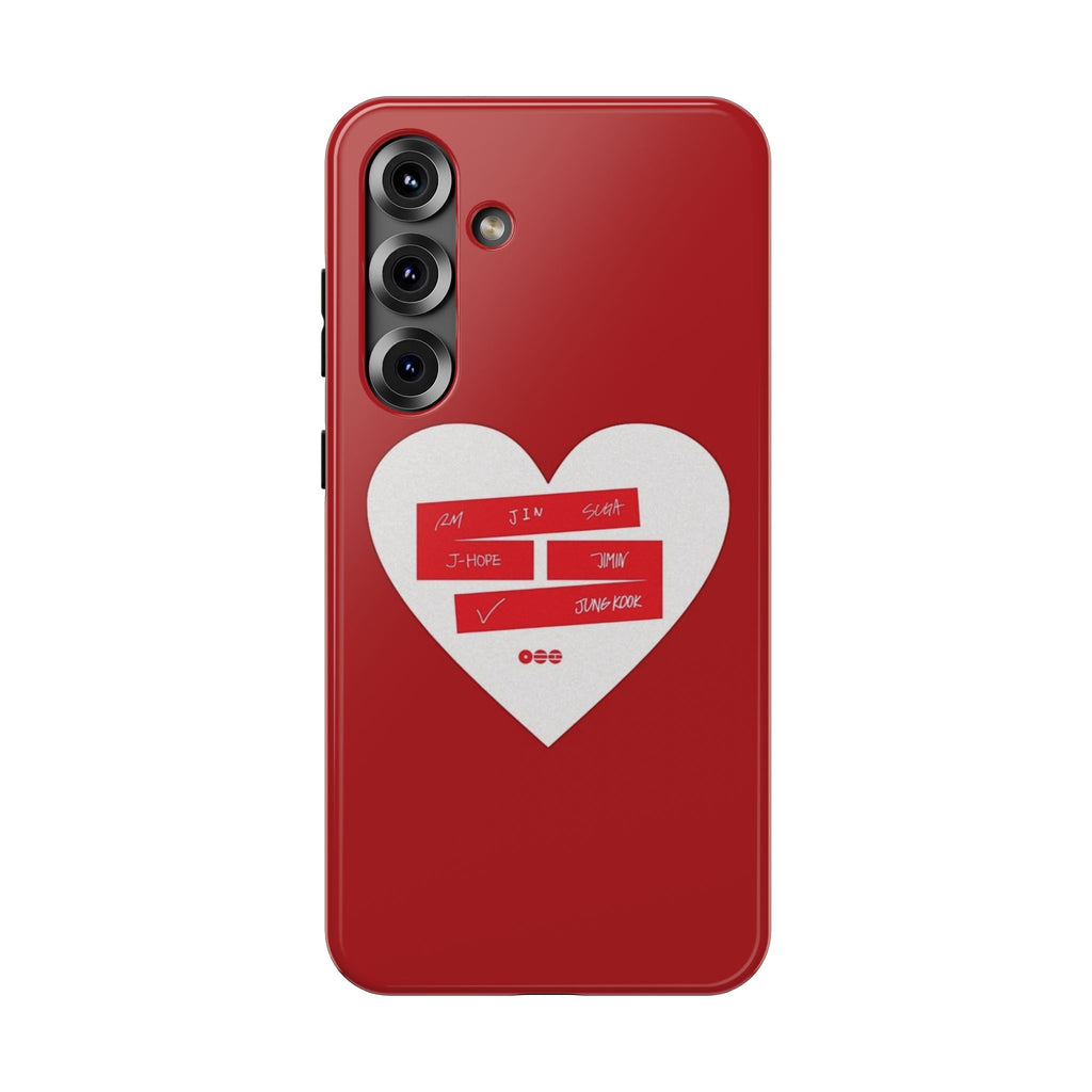 BTS Heart Signature Phone Case
