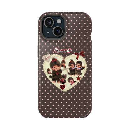 Polka Dot Teddy Monchichi Phone Case