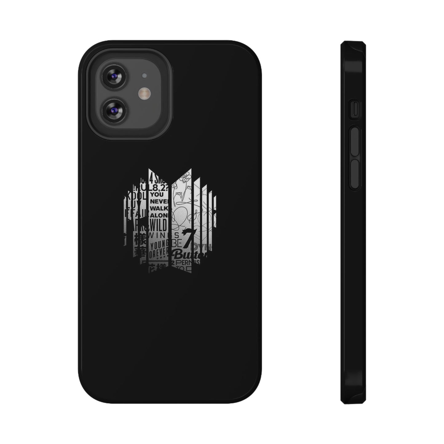 BTS Black Y2K Phone Case